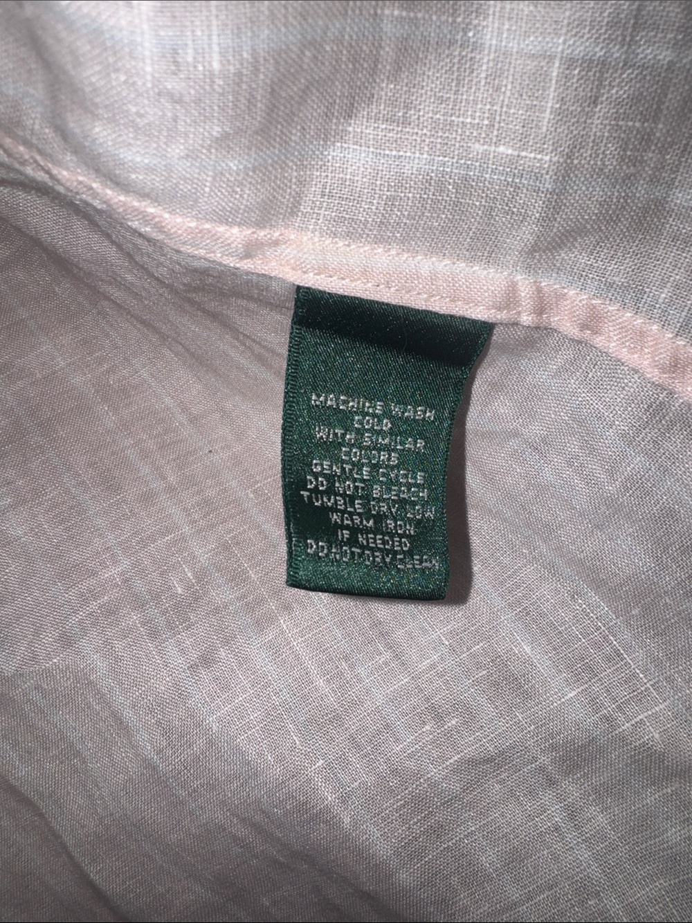 Lauren Ralph Lauren Pink Embroidered Monogram Button-Down Shirt - Picture 8 of 17